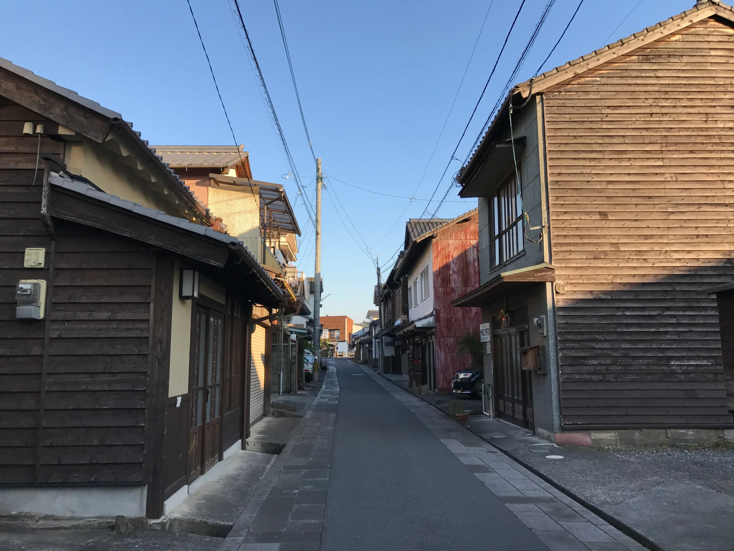 日田豆田町田町通的商家街景