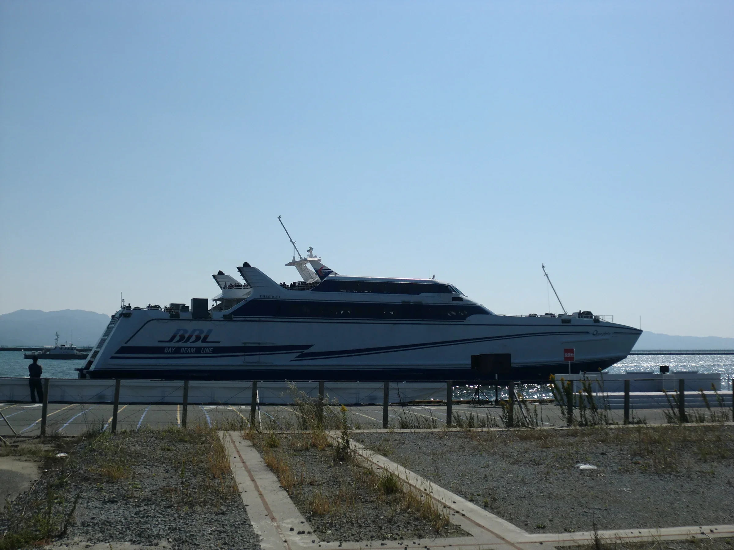 熊本港停泊的高速客船 Ocean Arrow